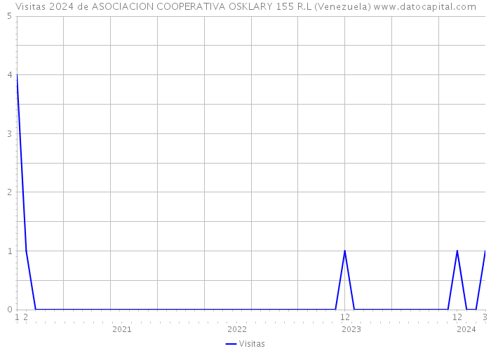 Visitas 2024 de ASOCIACION COOPERATIVA OSKLARY 155 R.L (Venezuela) 