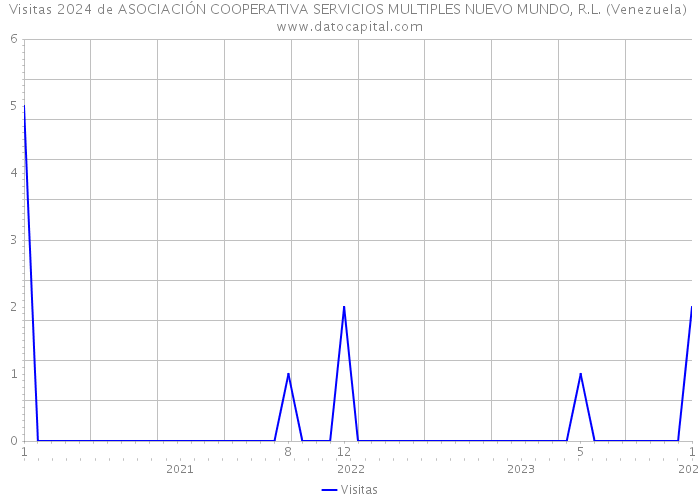 Visitas 2024 de ASOCIACIÓN COOPERATIVA SERVICIOS MULTIPLES NUEVO MUNDO, R.L. (Venezuela) 