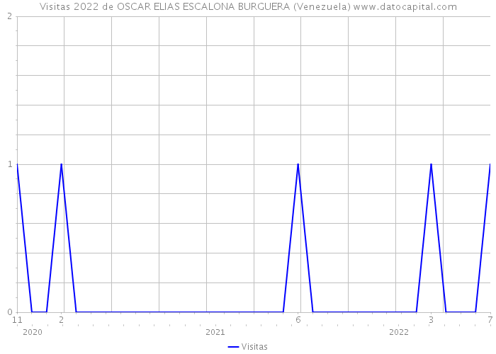 Visitas 2022 de OSCAR ELIAS ESCALONA BURGUERA (Venezuela) 