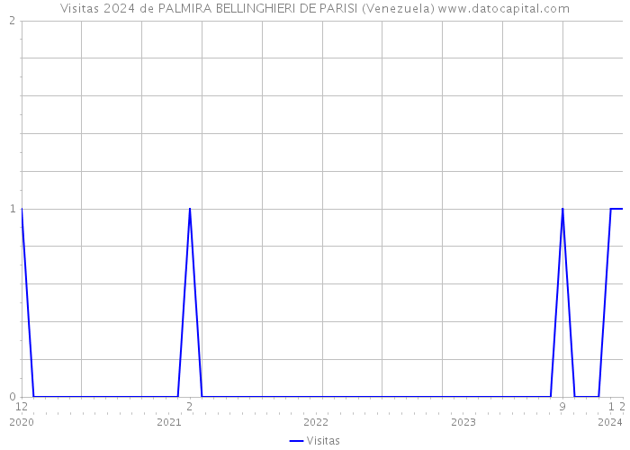 Visitas 2024 de PALMIRA BELLINGHIERI DE PARISI (Venezuela) 