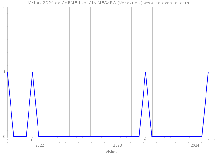 Visitas 2024 de CARMELINA IAIA MEGARO (Venezuela) 