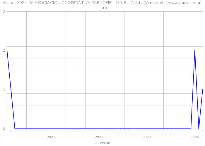 Visitas 2024 de ASOCIACION COOPERATIVA PARNOFIELLO Y RUIZ, R.L. (Venezuela) 