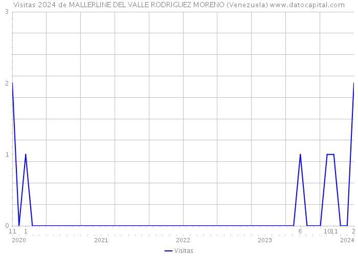 Visitas 2024 de MALLERLINE DEL VALLE RODRIGUEZ MORENO (Venezuela) 