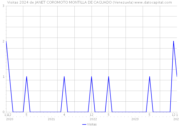 Visitas 2024 de JANET COROMOTO MONTILLA DE CAGUADO (Venezuela) 