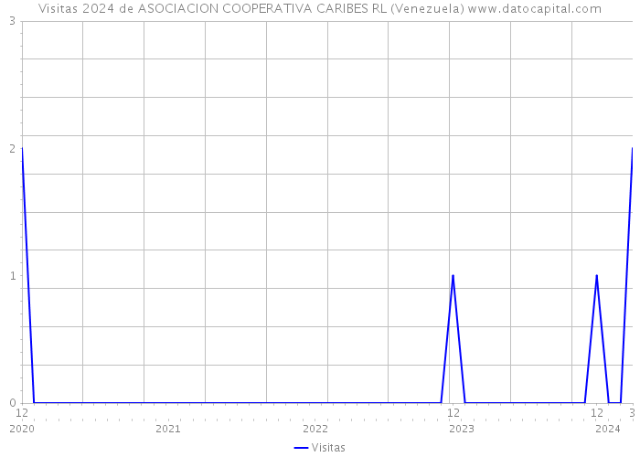 Visitas 2024 de ASOCIACION COOPERATIVA CARIBES RL (Venezuela) 
