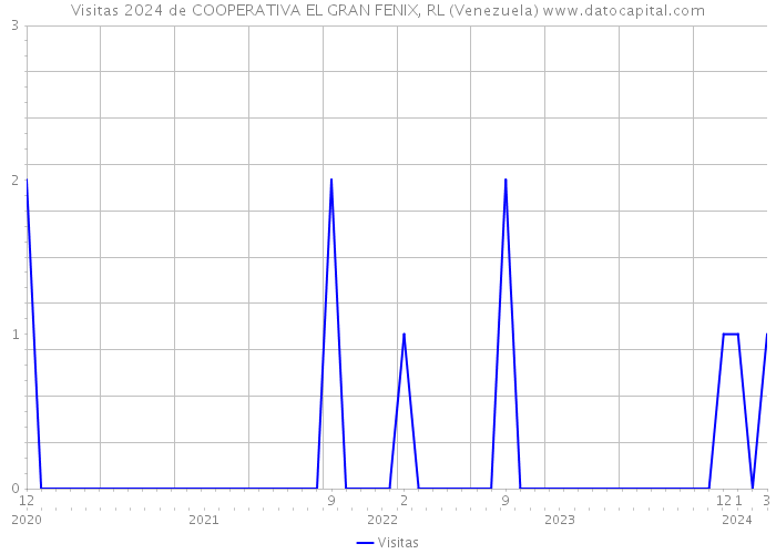 Visitas 2024 de COOPERATIVA EL GRAN FENIX, RL (Venezuela) 