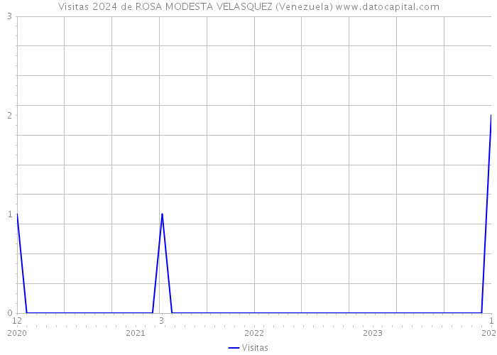 Visitas 2024 de ROSA MODESTA VELASQUEZ (Venezuela) 