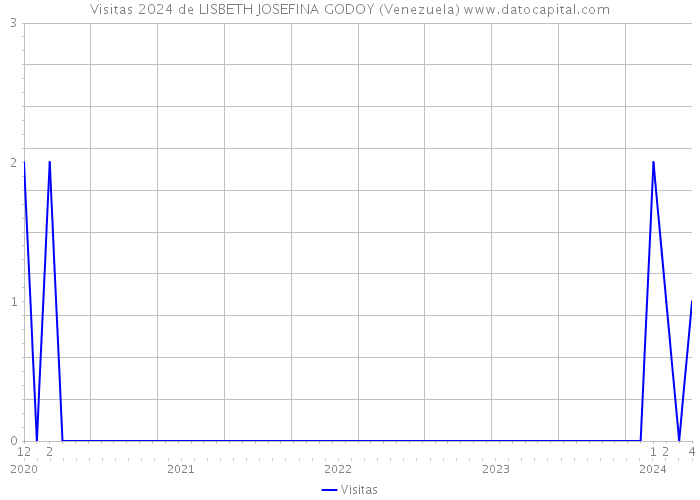 Visitas 2024 de LISBETH JOSEFINA GODOY (Venezuela) 