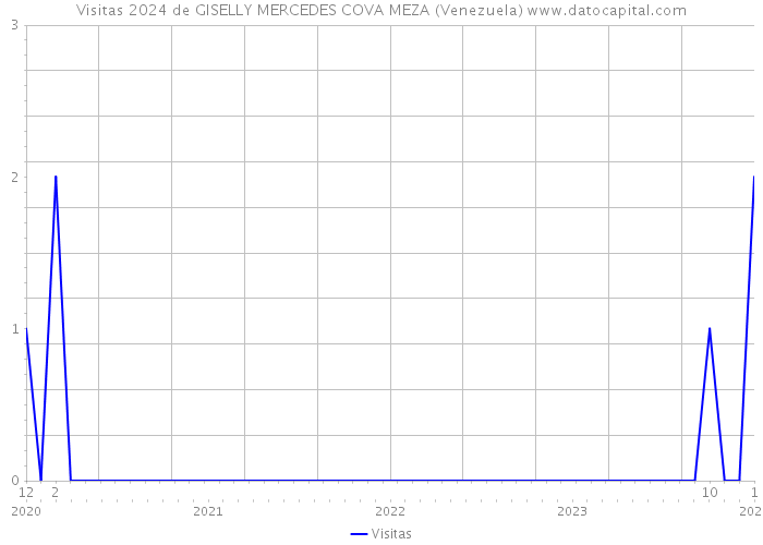 Visitas 2024 de GISELLY MERCEDES COVA MEZA (Venezuela) 