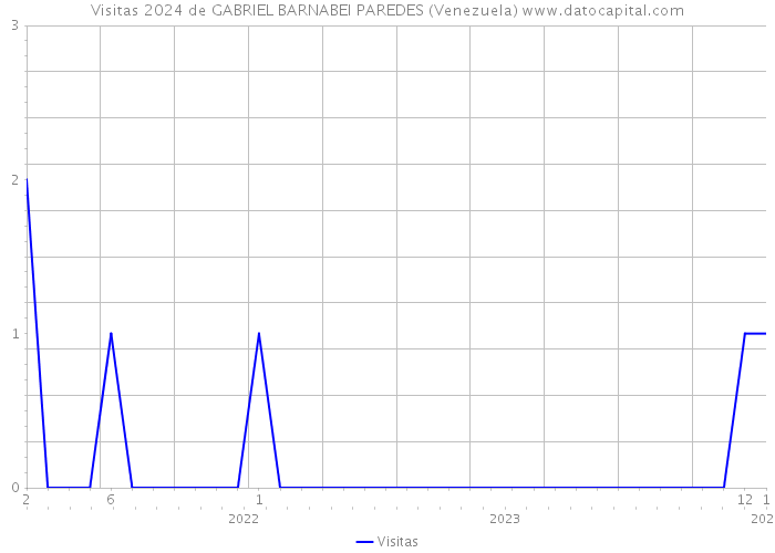 Visitas 2024 de GABRIEL BARNABEI PAREDES (Venezuela) 