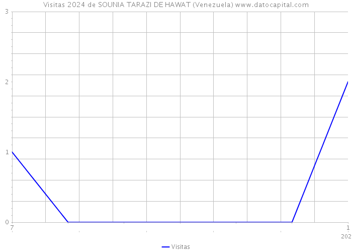 Visitas 2024 de SOUNIA TARAZI DE HAWAT (Venezuela) 