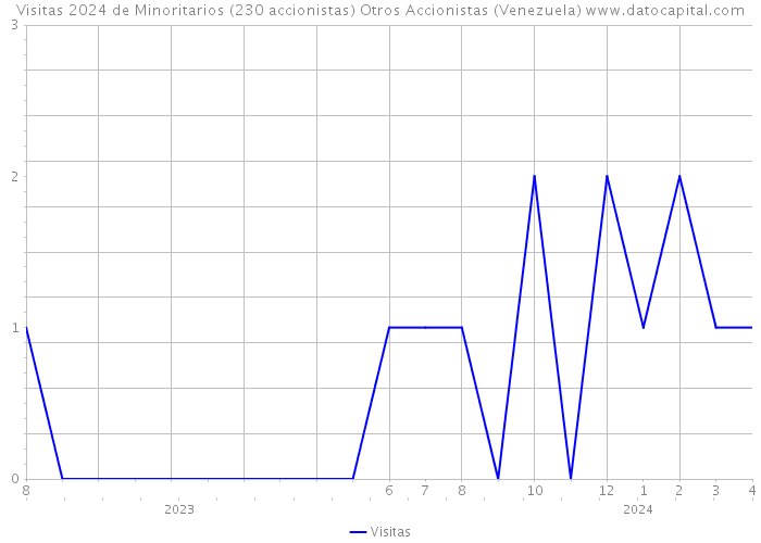 Visitas 2024 de Minoritarios (230 accionistas) Otros Accionistas (Venezuela) 