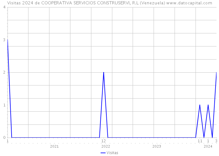 Visitas 2024 de COOPERATIVA SERVICIOS CONSTRUSERVI, R.L (Venezuela) 