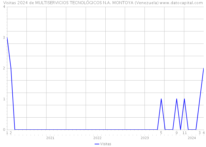 Visitas 2024 de MULTISERVICIOS TECNOLÓGICOS N.A. MONTOYA (Venezuela) 