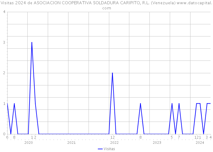 Visitas 2024 de ASOCIACION COOPERATIVA SOLDADURA CARIPITO, R.L. (Venezuela) 