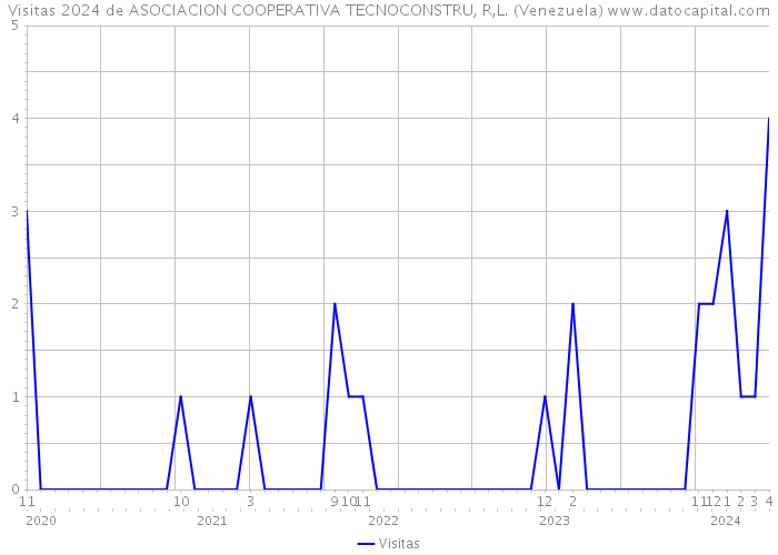 Visitas 2024 de ASOCIACION COOPERATIVA TECNOCONSTRU, R,L. (Venezuela) 