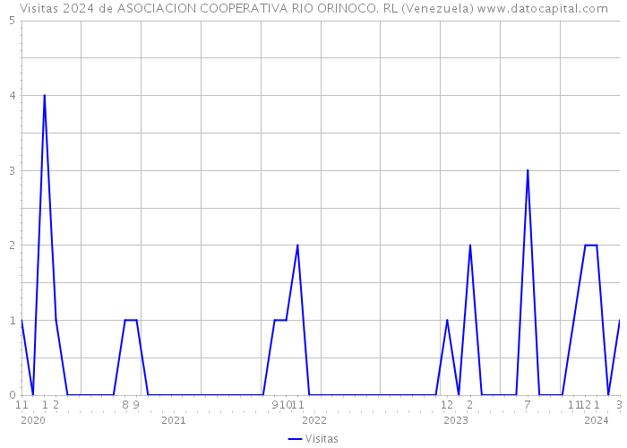 Visitas 2024 de ASOCIACION COOPERATIVA RIO ORINOCO. RL (Venezuela) 