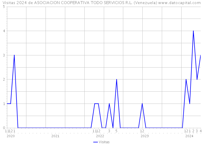 Visitas 2024 de ASOCIACION COOPERATIVA TODO SERVICIOS R.L. (Venezuela) 