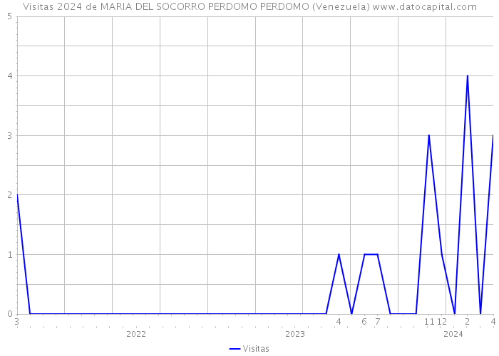 Visitas 2024 de MARIA DEL SOCORRO PERDOMO PERDOMO (Venezuela) 