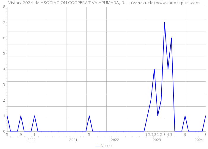 Visitas 2024 de ASOCIACION COOPERATIVA APUMARA, R. L. (Venezuela) 