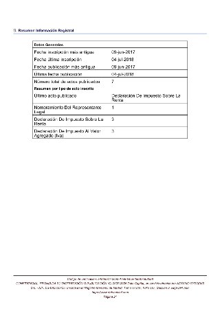 Registry information summary (página 21)